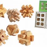 פזל קוביה עץ IQ קופסא חלון