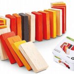 משחק IQ מתכת עץ דומינו ראלי 22 חלקים