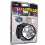 פנס סוללה שחור