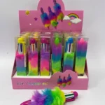 עט נוצות צבעים