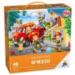 פאזל רצפה ענק- הכבאים 48 חל'