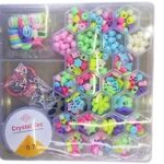 חרוזים פסטל לוקס + שרשרות סוגרים וסליל חוט