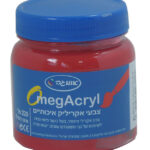 אקרילי 220 מ"ל אדום