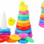 מגדל טבעות ברווז ברשת 10 טבעות 30 ס"מ