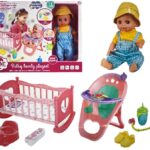 בובה דפה כיסא+ אביזרים ומיטה