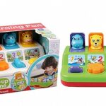 תיבת חיות קופצות קולות דלתות נפתחות ABS אורות