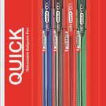 עט לחצן סט 4 מעורב