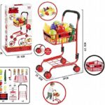 עגלה סופר מתכת מלאה