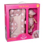 בובה-דול ורודה עם מיטה