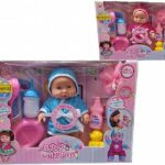 בובה תינוקת קולות אביזירים 24 סמ
