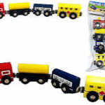 רכבת עץ 11 קרונות