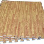 שטיח ספוג פרקט חום