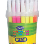 טושים עבים זוהרים 32 בגביע