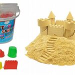 חול קינטי 500 גר בדלי 4 צבעים