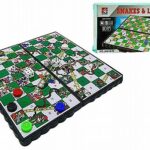 משחק מגנטי סולמות ונחשים מיני 13X7