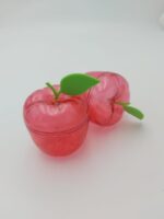 תפוח פלסטיק אדום למילוי