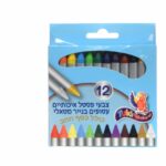 צבעי תוכי פסטל סט 12 דק