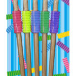 סט 5 עפרונות עם גריפ לאחיזה