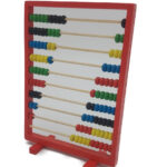 חשבוניה עץ מתקפלת אדומה