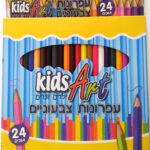 24 עפרונות צבעוניים