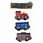 רכבת עץ מגנט 3 חלק 7 סמ בשקית