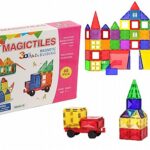 הרכבה מגנט ריבועים משולשים 60 יח