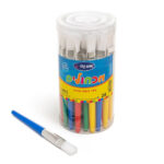 36 מכחולים שטוחים בכוס