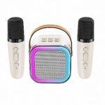 רמקול אמפליפייר בלוטוס + 2 מיקרופונים