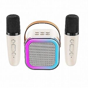 רמקול אמפליפייר בלוטוס + 2 מיקרופונים