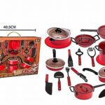 כלי מטבח אדומים 8 חלקים בקופסא