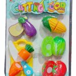 פירות וירקות לחיתוך בלוח 6 יח 30X23 סמ