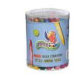 צבעי תוכי שעווה עבים ( 40יח ) בכוס