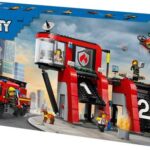 סיטי-תחנת כיבוי עם כבאית