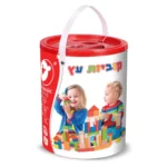 דלי 80 קוביות עץ