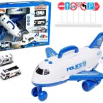 מטוס ג'מבו ABS נפתח 3 מכוניות אור וצליל