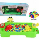 משחק צפרדעים חרוזים בינוני 33X15 סמ בקופסא