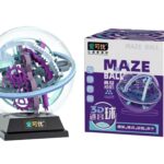 כדור פזל מבוך IQ עם מעמד