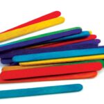 מקלות רופא ג'מבו צבעוני W006C