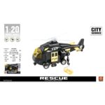 מסוק קרב חילוץ שחור צהוב בטריה